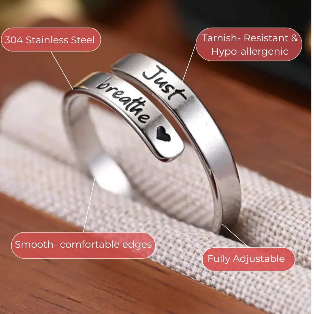 Just Breathe Comfort Ring ( Silver 925 )