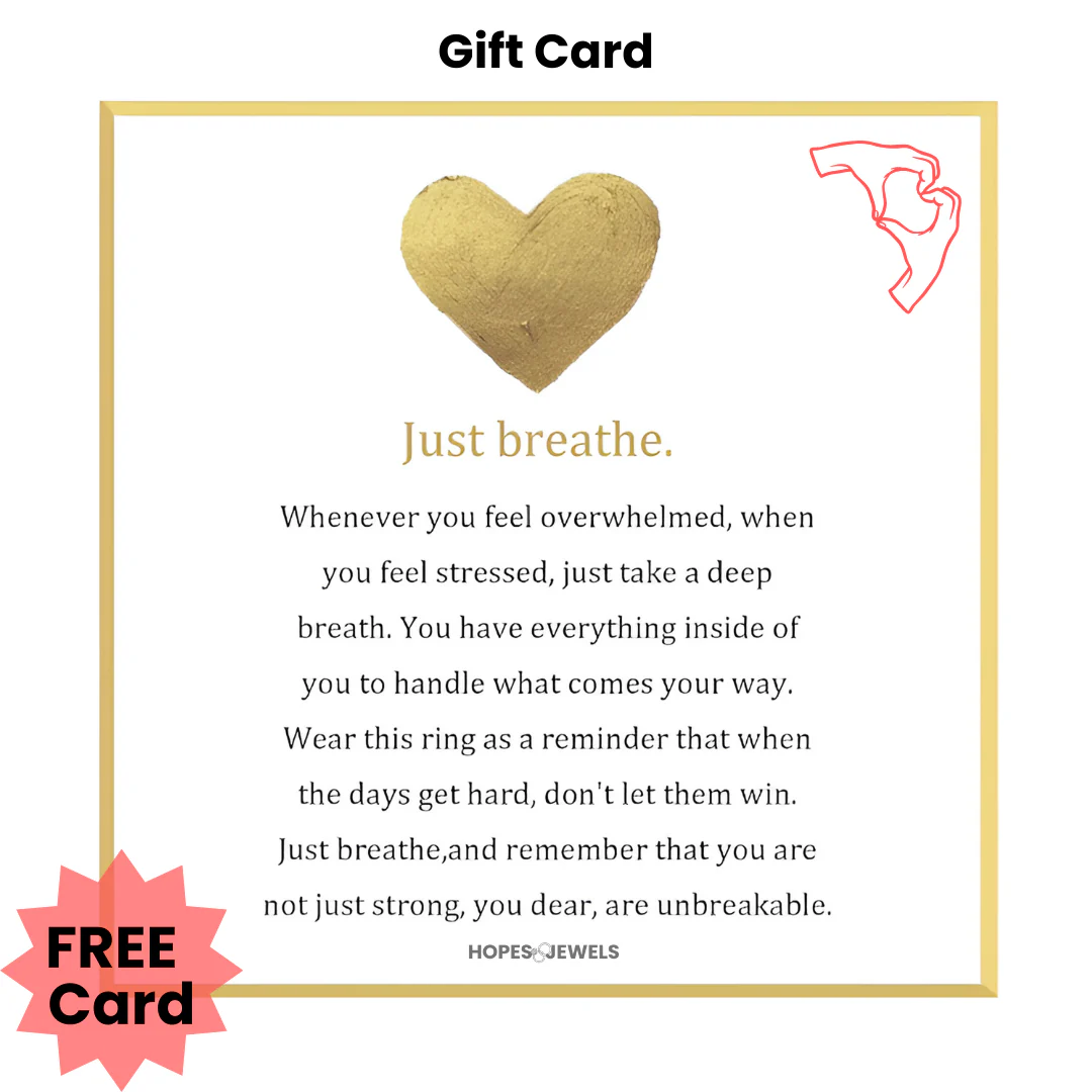 Just Breathe Comfort Ring ( Silver 925 )